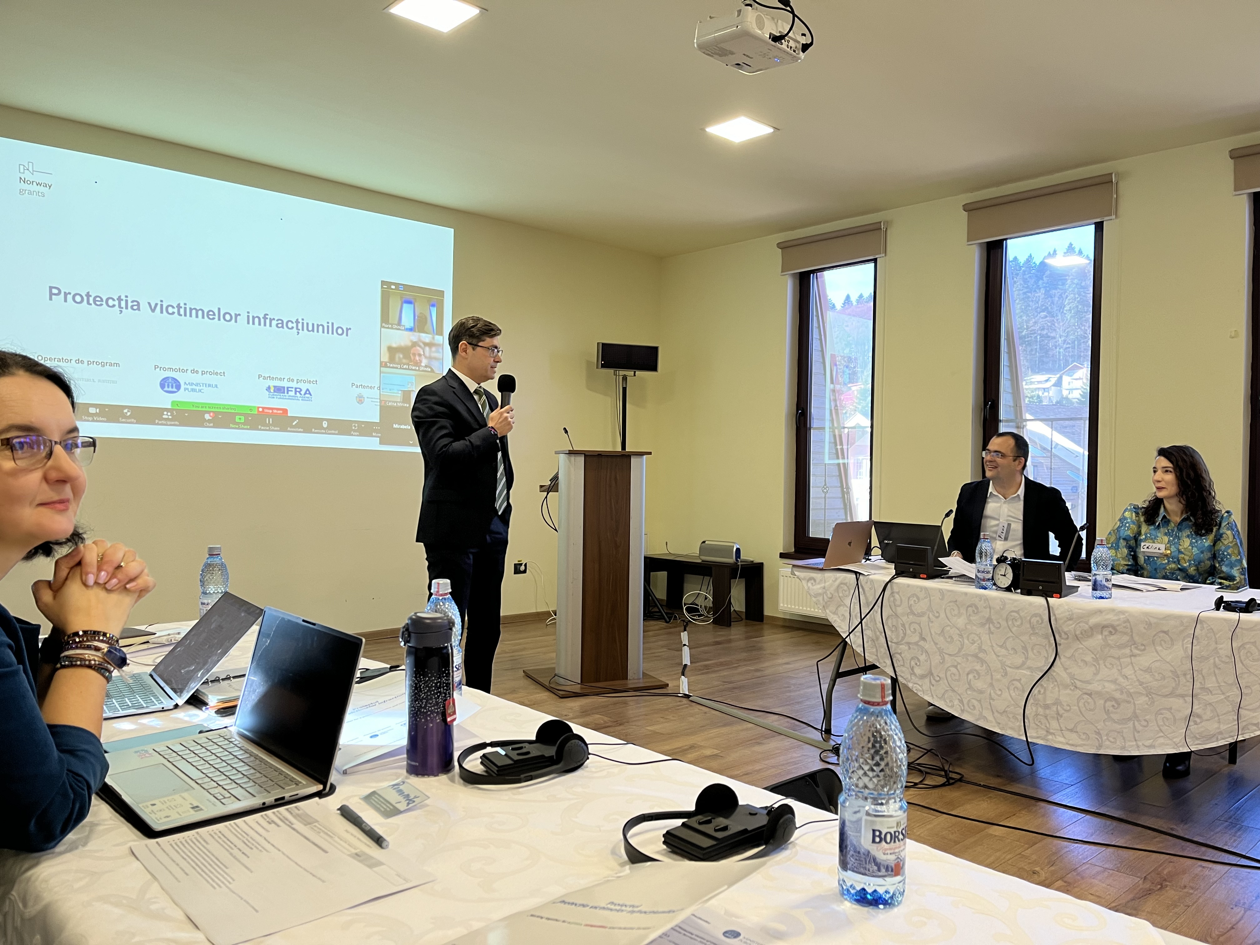 Prima sesiune de formare de formatori în domeniul „Copiii - victime ale infracţiunilor”, Predeal, 7 – 9 februarie 2024